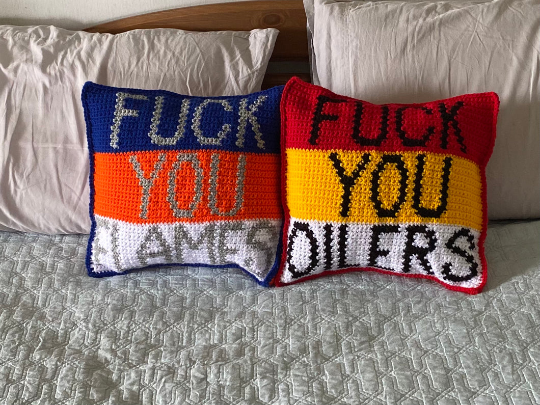 Battle of Alberta Swear Pillows