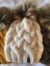 Load image into Gallery viewer, Braided Cable Beanies